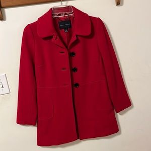 Gorgeous Red Banana Republic Pea Coat
